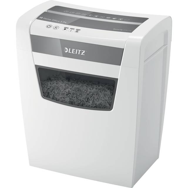 Leitz IQ Home Office S P4 EU Document shredder 8 sheet Particle cut 4 x 28 mm P-4 15 l Also shreds Paper clips, Staples