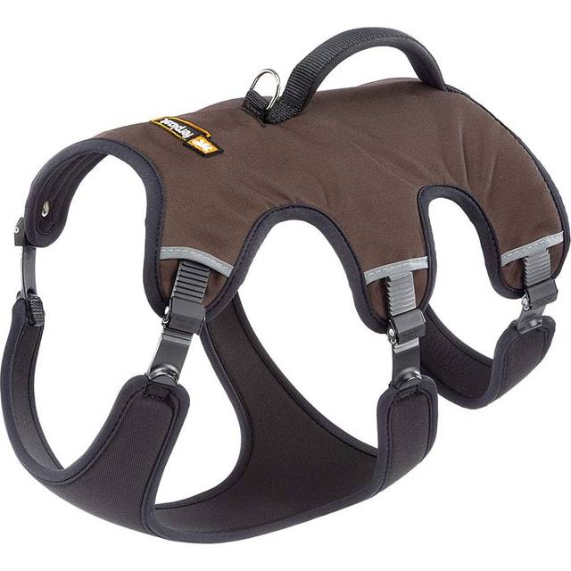 Ferplast ERGOTREKKING P LARGE Ergonomic harness for dogs A: 50<ul>60 cm - B: 70<ul>80 cm - C:  60<ul>70 cm - L 28,5 cm Brown Brown(Brown) LARGE