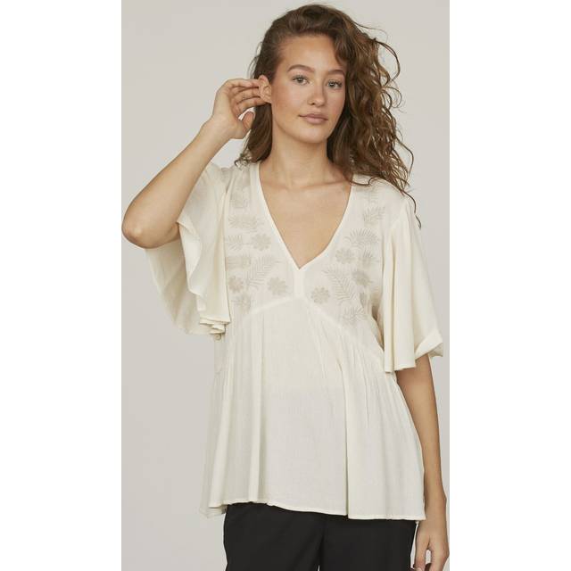 SisterS Point Inzatop Dam Toppar Stl. XL - Från Magasin - Cream/bamboo (XL)