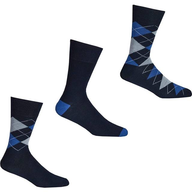 Mens BAMBOO Socks Packs of 3/6 Pairs Non Elastic Loose top Flight Gentle Soft Grip Socks UK 6-11 Multipack