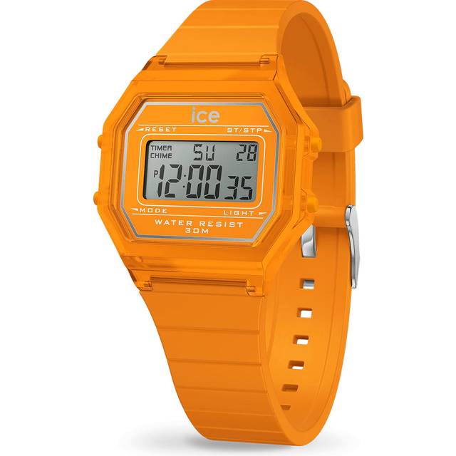 Womens 022886 ICE Digit Retro 32mm Quartz Watch - Orange - One Size