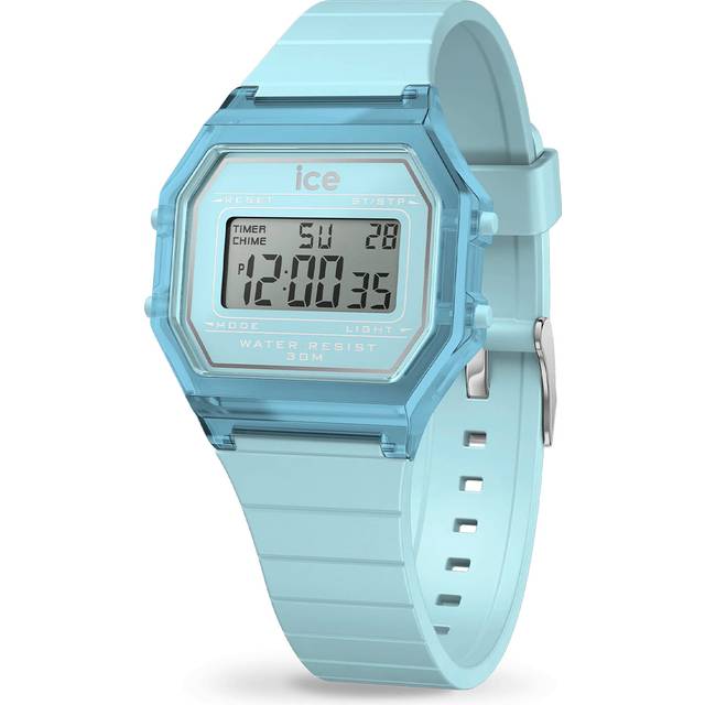 Ice-Watch Digit Retro 022888 - Dam - 32 mm - Digital - Quartz - Mineralglas - Blue (16 mm)