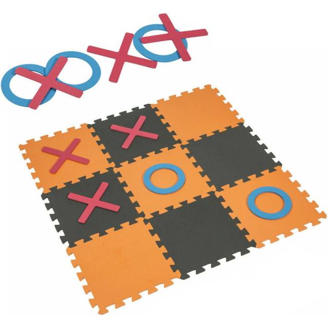 Giant Noughts and Crosses Indoors & Outdoors Family Garden Game EVA Foam Floor Mat