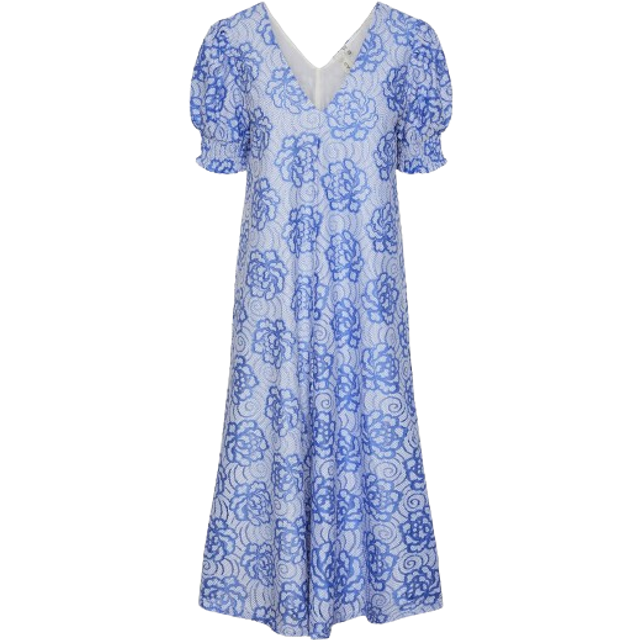 YAS Yasisa 2/4 Midi Dress |Blå |XS