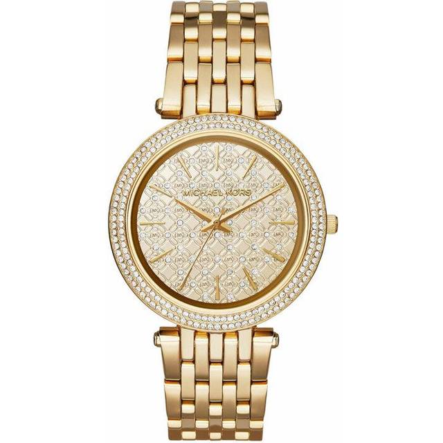 Michael Kors Darci Ladies Watch - Gold PVD Bracelet, MK Logo Dial, MK3398