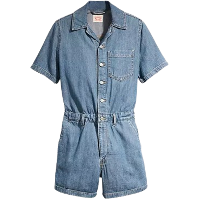 Kortärmad Heritage jumpsuit - Blå / Playday Jumpsuit - S