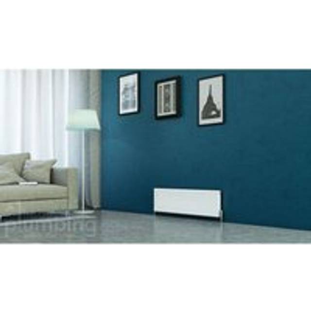 Kartell K-RAD Kompact Type 11 Single Panel with Single Convector Horizontal Radiator | White | Metal | 300mm x 1200mm