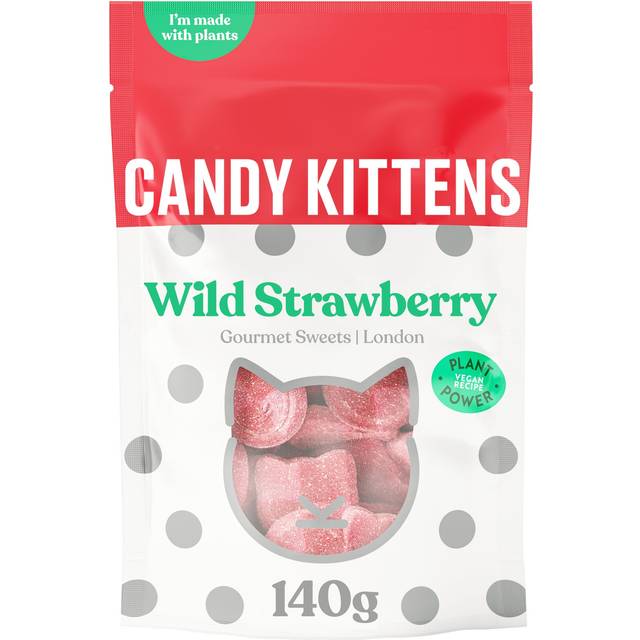 Candy Kittens Wild Strawberry Gourmet Sweets 140g