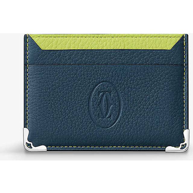 Leather Must de Cartier Card Holder - Grey - One size