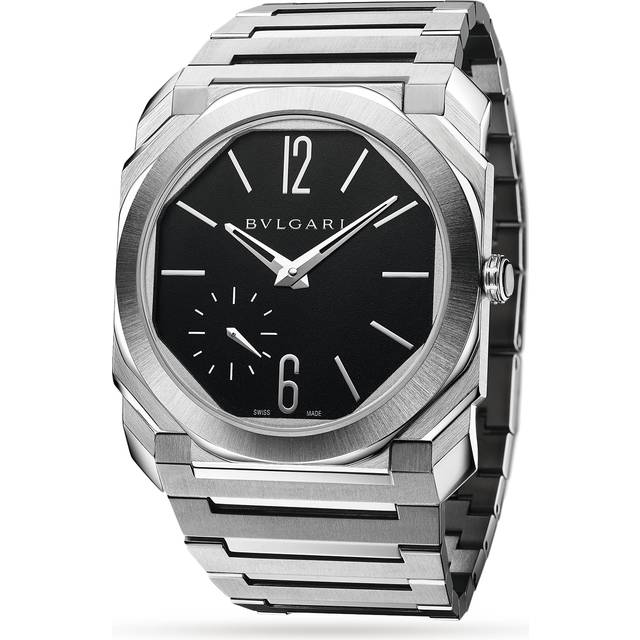 Bvlgari Stainless Steel Octo Finissimo Automatic Watch - Black - 40mm