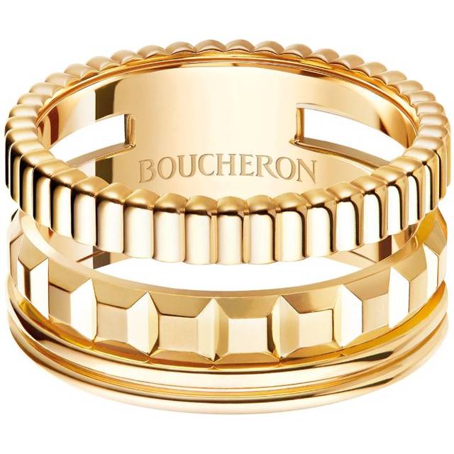 Boucheron Womens Gold Quatre Radiant Edition 18ct Yellow-gold Ring 51mm - GOLD