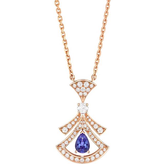 Bvlgari Rose Gold, Diamond and Tanzanite Divas' Dream Necklace - One size
