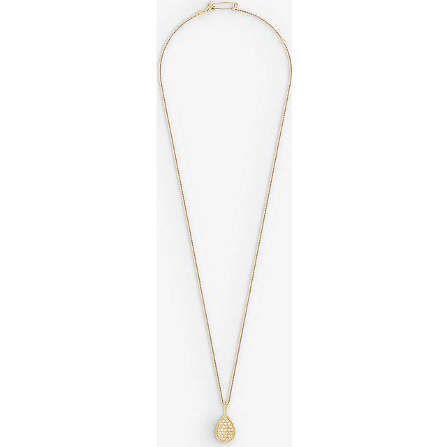 Boucheron Womens Yellow Serpent Boh&#232;me 18ct Yellow-gold and 1.40ct Diamond Necklace 24mm - YELLOW