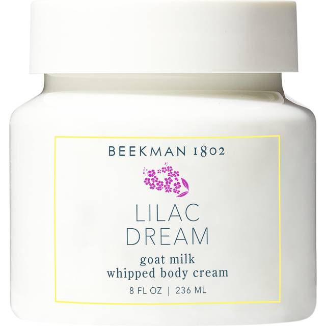 Beekman 1802 Lilac Dream Whipped Body Cream - 8 oz - Moisturizes  Soothes & Softens - With Coconut Oil and Mango Seed Butter - No Irritation
