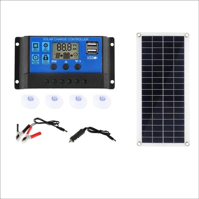 15W Solar Panel 12-18V Solar Cell Solar Panel for Phone RV A