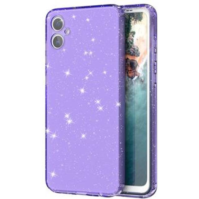 Samsung Galaxy A05 Stylish Glitter Series TPU-skal - Genomskinlig Lila