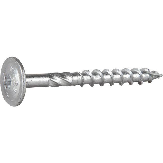 Konstruktionsskruv-W (WAF) Med Stort Huvud Corrseal C4 8x80mm 50st Essve