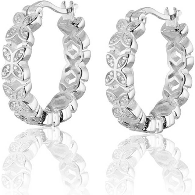 Carolina Gynning - Sparkling Ellipse Mini Örhängen Creol Large