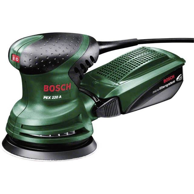 BOSCH PEX 220 A Random Orbit Sander - Black & Green