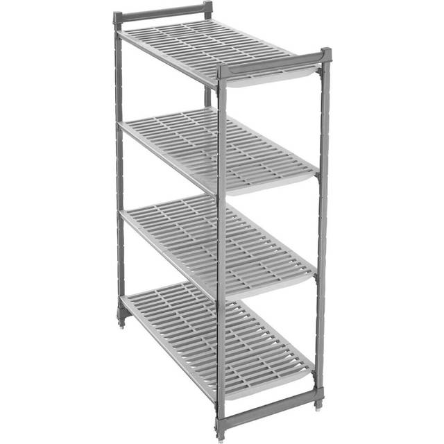 Cambro Camshelving Basics Plus Starter Unit 4 Tier With Vented Shelves 1630H x 1220W x 610D mm
