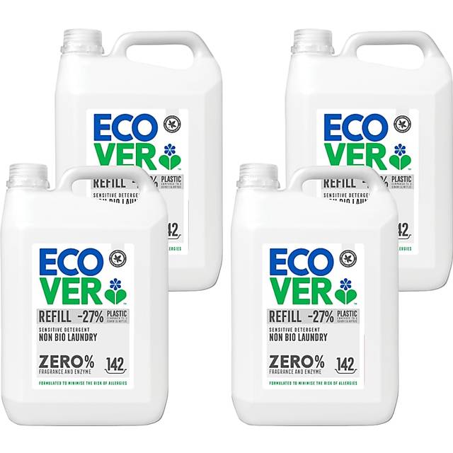 Ecover ZERO Sensitive Non Bio Laundry Liquid Refill - 5L Bundle