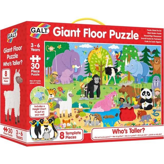 Galt Giant Floor Puzzle Whos Taller Floor Puzzles for Kids 30 piece Puzzle Ages 3 to 6 years Plus