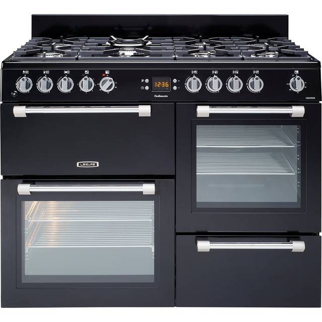 Leisure Cookmaster Dual Fuel Range Cooker Black 110cm - CK110F232K
