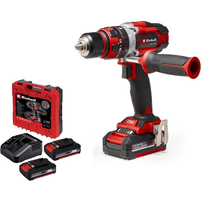 Einhell TE-CD 18/48 Li-i 18v Cordless Combi Drill 2 x 2ah Li-ion Battery Charger Case