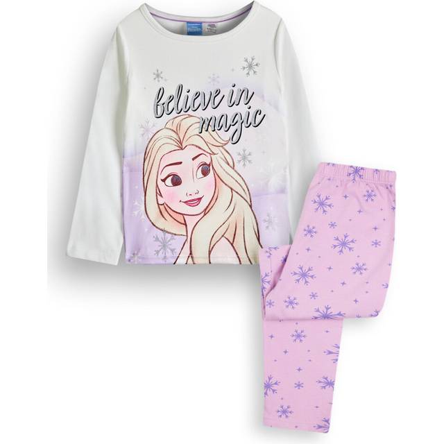 (3-4 Years) Disney Long Sleeve Long Leg Pyjama Set (Girls Purple)