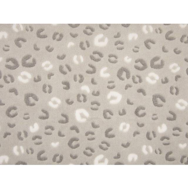 Deadstock Plush Cuddle Fleece Fabric Grey