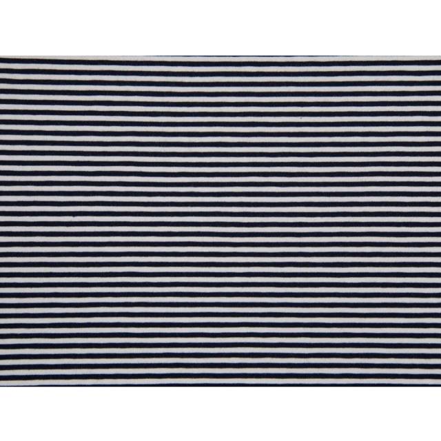 Deadstock Cotton Jersey Stretch Knit Fabric Navy Blue