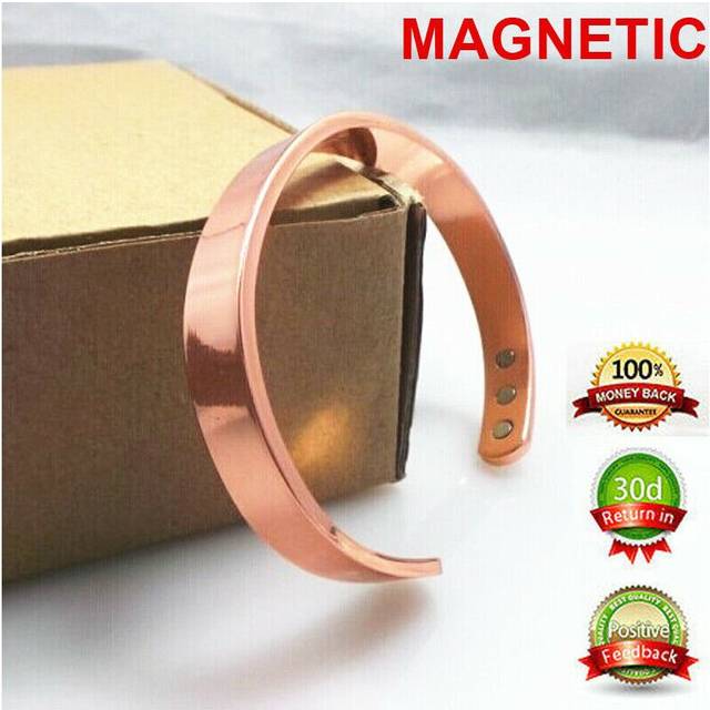 GENTS COPPER MAGNETIC BRACELET bangle carpal tunnel arthritis