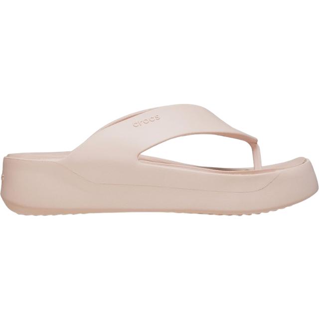 Crocs kvinnors getaway plattform flip flop, Kvarts, 42/43 EU