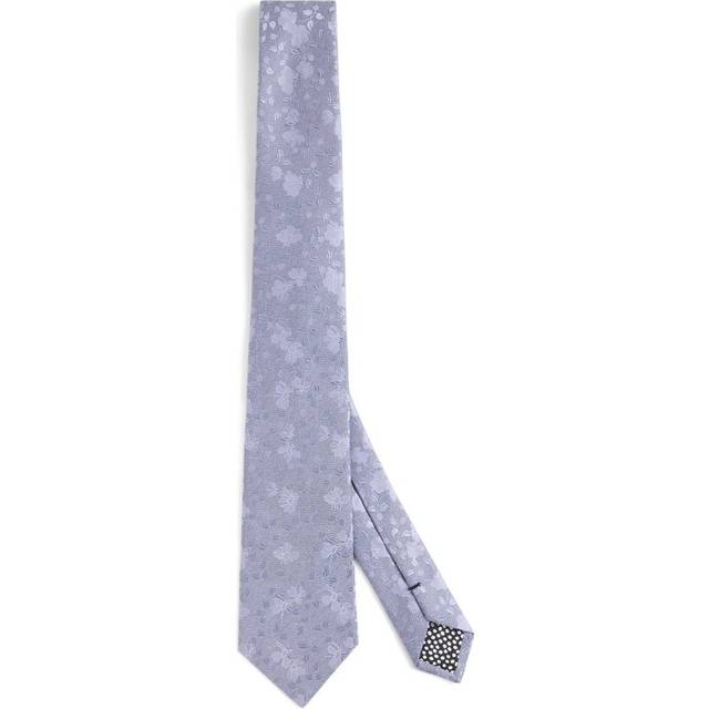 Paul Smith Mens Lilac Floral-jacquard Silk Tie 8cm - LILAC