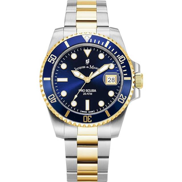 Jacques Du Manoir Swiss Made Pro Scuba Bracelet Watch