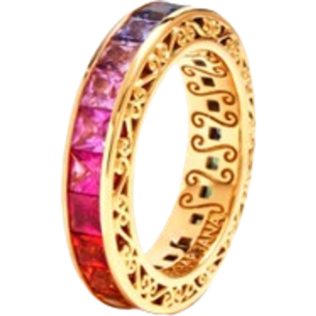 Dolce & Gabbana Multicolor Sapphire Wedding Ring - Woman Necklaces Gold Gold 52