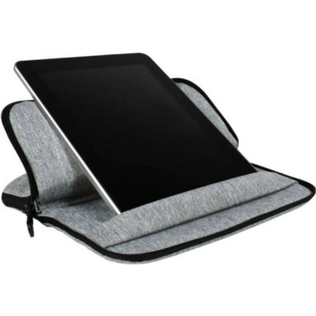 Cote et ciel ipad stand bag padded protective pillow case melange grey