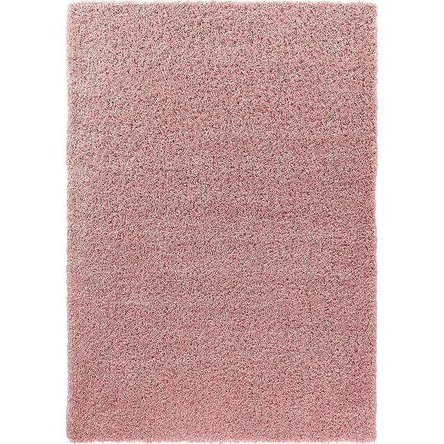 Shaggy rug modern baby pink small large soft thick living room area rugs fluffy