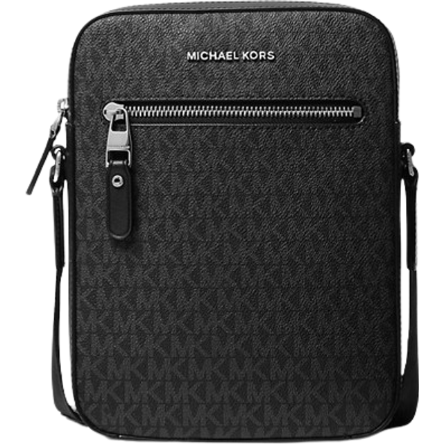 Michael Kors, Messenger Bags, male, Black, ONE SIZE, Jet Set Travel Medium Logo Crossbody Bag