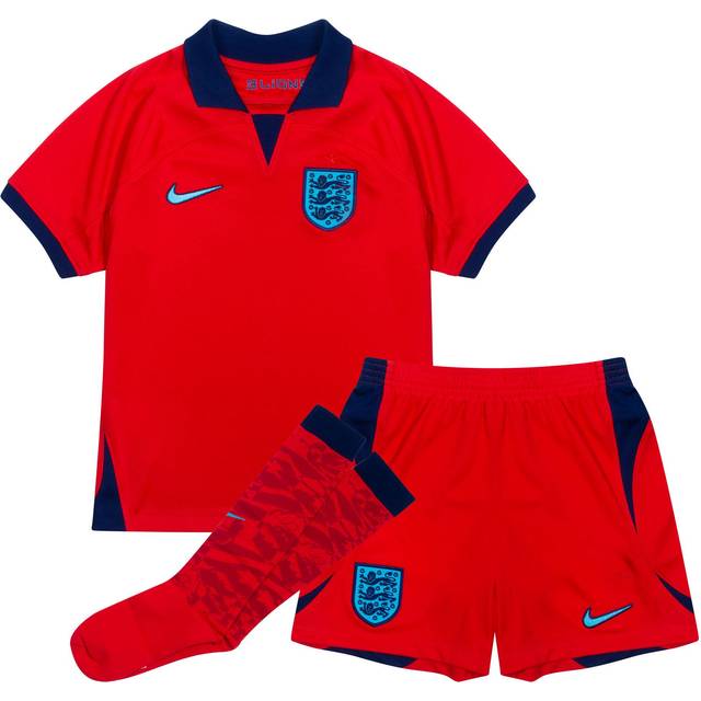 '22-'23 England Away Mini Kit Kids Red Polyester Made By: Nike