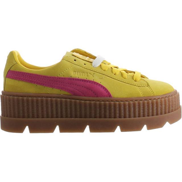 Puma x Rihanna Fenty Cleated Creeper Womens Yellow Trainers Leather (archived) - Size UK 3.5