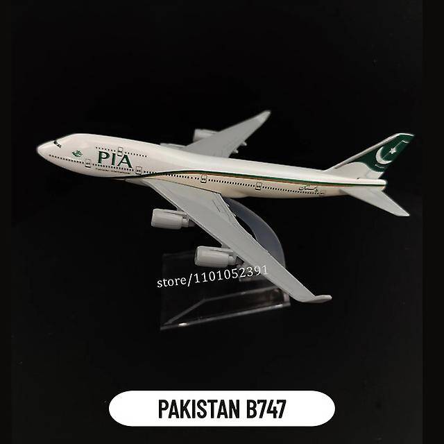 (89.PAKISTAN B747) Scale 1:400 Metal Aircraft Model, Qantas A380 Airplane Diecast Plane Aeroplane Home Office Decor Mini