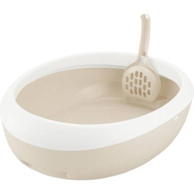 PAW TRAX Top Open Cat Litter Pan - White