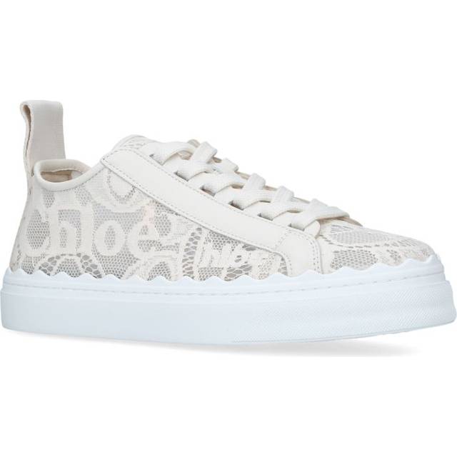 Chloé Lace Lauren Sneakers - Beige - 36