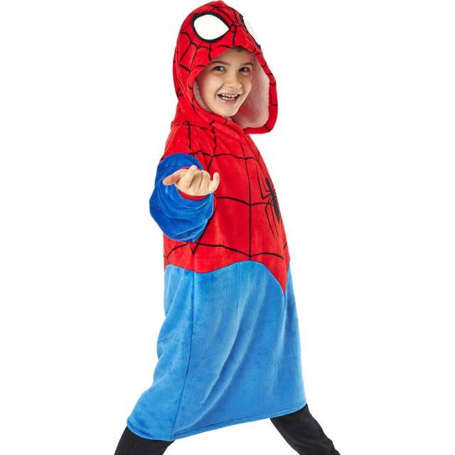 (3-5 Years) Marvel Blanket Hoodie (Boys Blue)