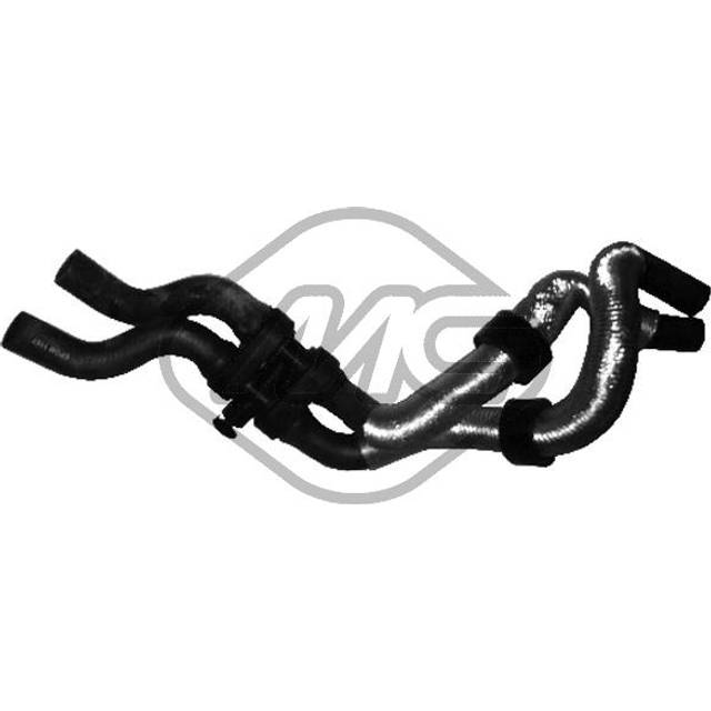 Hose heat exchanger (heating) 09480 for mini w11b16/w10b16a 1.6l w17 d14 1.4l