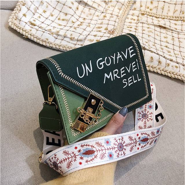 (Green) One Shoulder Small Squar Crossbody Bag Women Fashion Simple Casual Commuter
