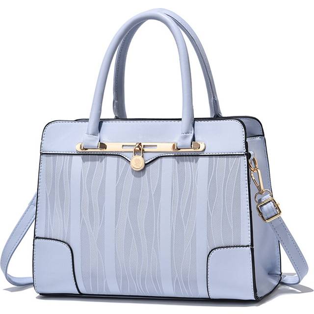 (Blue) Hand Bill Shoulder Bag Ladies Large Capacity Simple Casual Fashionable Versatile