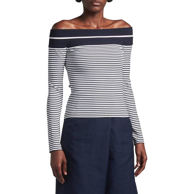 Striped Off-The-Shoulder Top - MULTI - 44 IT (8 US)