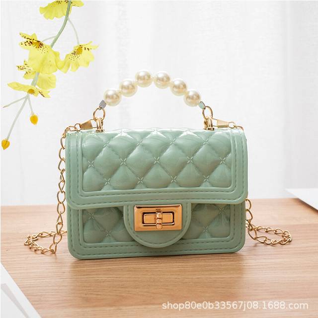 (Green) Single Shoulder Crossbody Bag Fashion Casual Simple Solid Color Girls Style